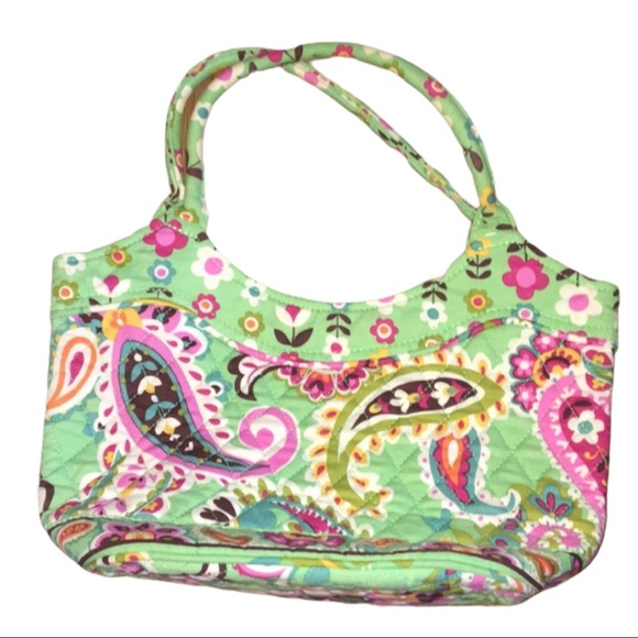 VERA BRADLEY RETIRED Tutti Frutti Daisy Tote - Picture 2 of 4
